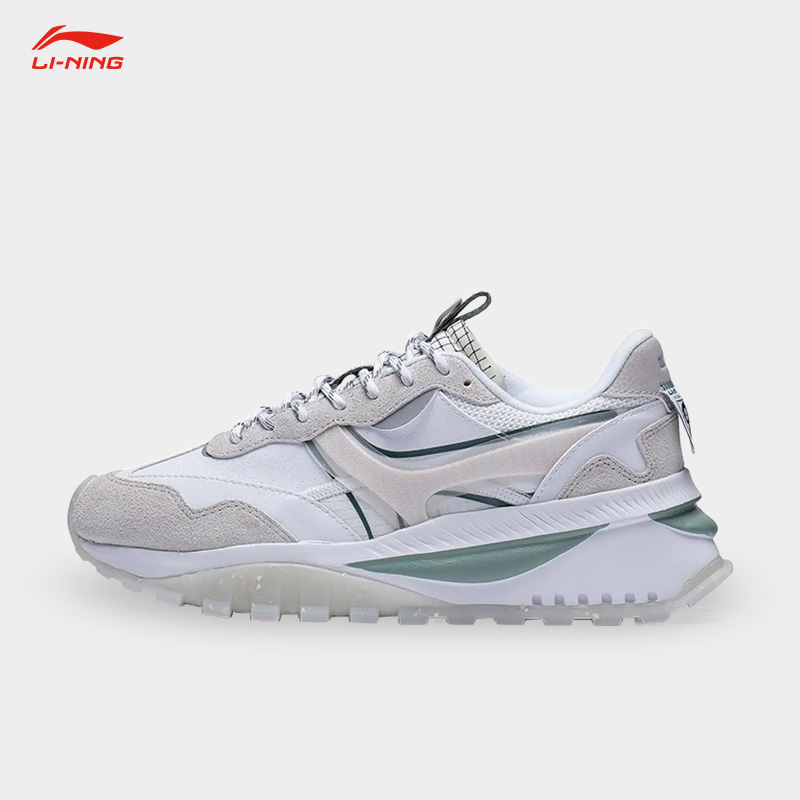 Lining/李宁正品方圆EVO女子时尚百搭透气舒适运动跑步鞋AGCS164