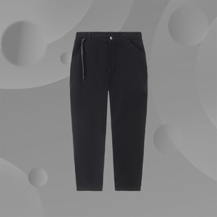 李宁22春季滑板系列男子直筒宽松休闲长裤AKXS081-2