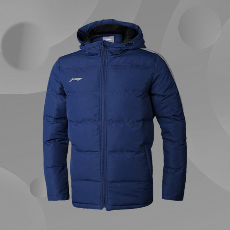 LINING李宁正品冬季足球运动系列 男子 短棉服 AJMN023