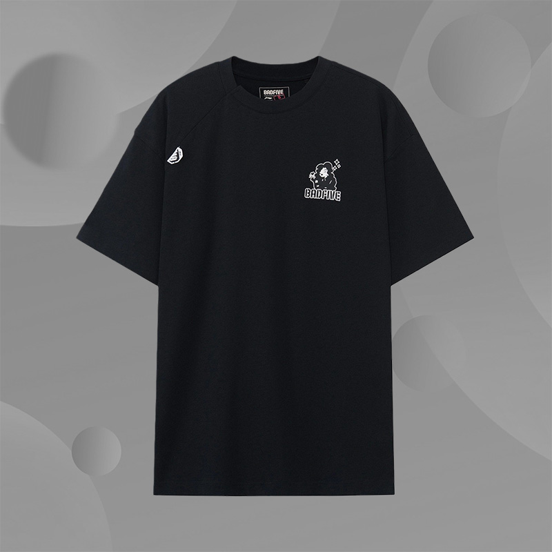 李宁反伍BADFIVE篮球系列短袖T恤女士圆领宽松秋新款AHSR558