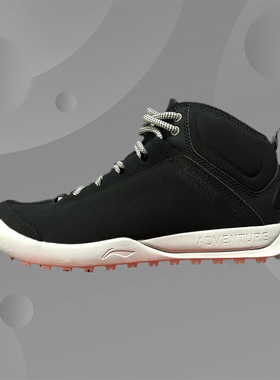 李宁正品冬季新款女子加绒保暖中帮户外休闲鞋 AHCN016