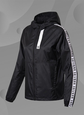 李宁正品运动风衣女秋冬季新款篮球系列连帽运动上衣AFDN174