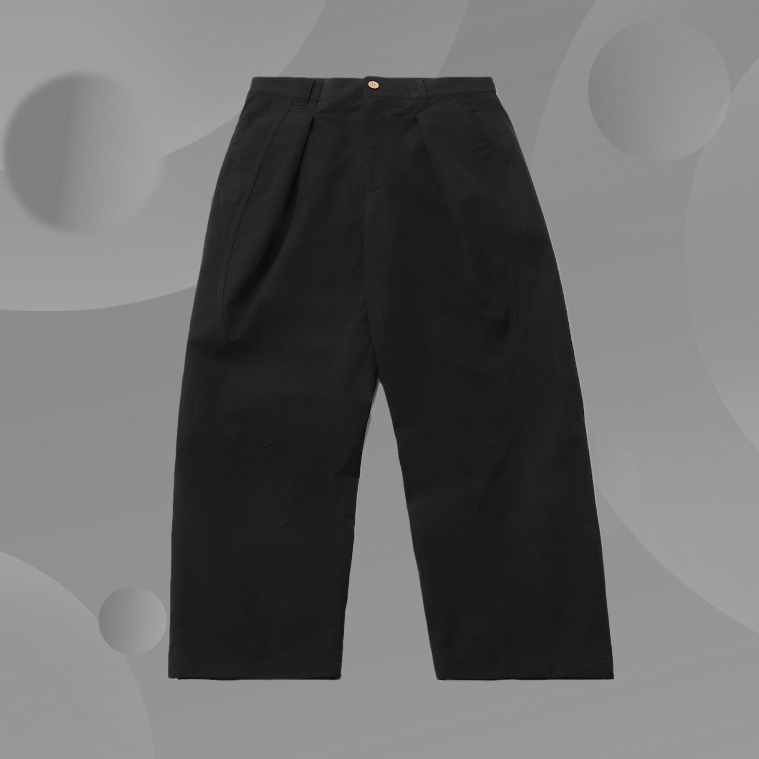 李宁【 新品】李宁X成龙功夫系列男子平口宽松运动长裤AYKR215