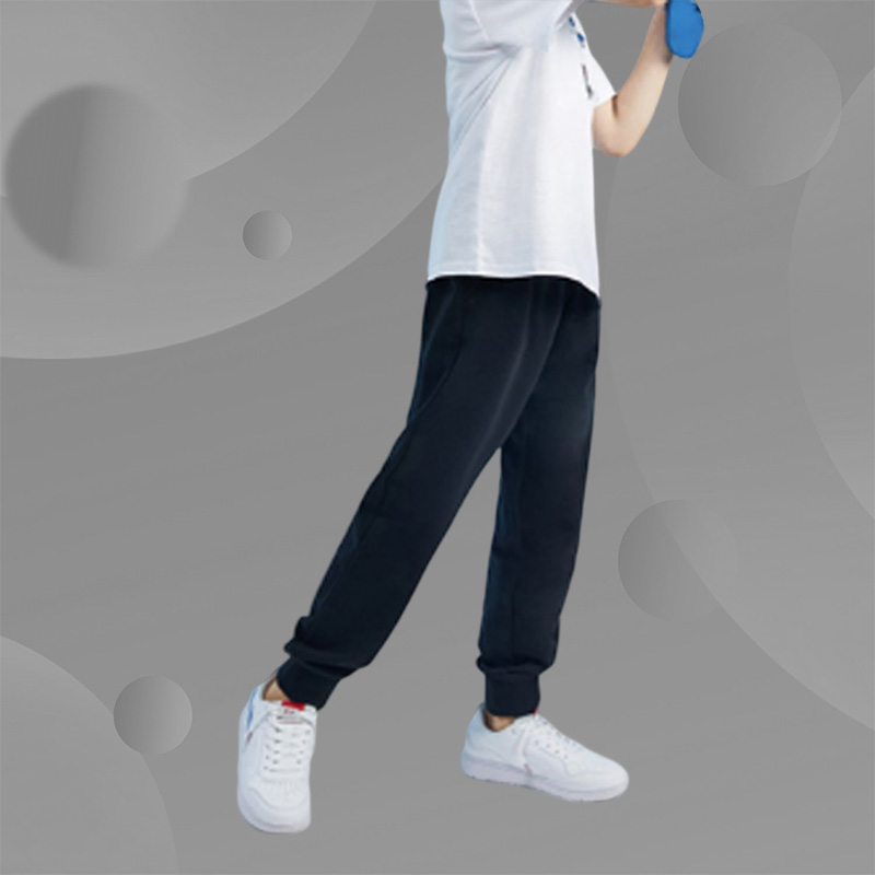 Lining/李宁正品男大童宽松透气百搭舒适休闲束脚运动长裤YKLS177