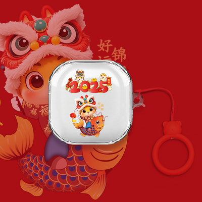 2025好运适用SONY索尼LinkBuds Open耳机套Fit透明LinkBudsOpen蓝牙耳机保护壳linkbudsfit硅胶防摔S软壳红色