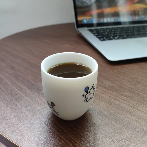 德化素烧羊脂玉瓷精致陶瓷手冲combo咖啡闻香品鉴杯感官小杯100ml