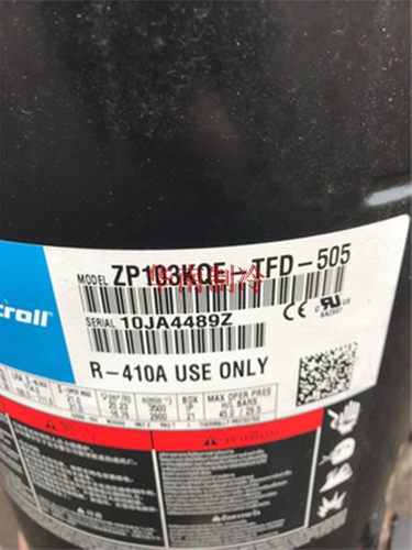 ZP103KQE-TFD-505 原装谷轮冷库热泵空调压缩机ZP120KQE-TFD-505