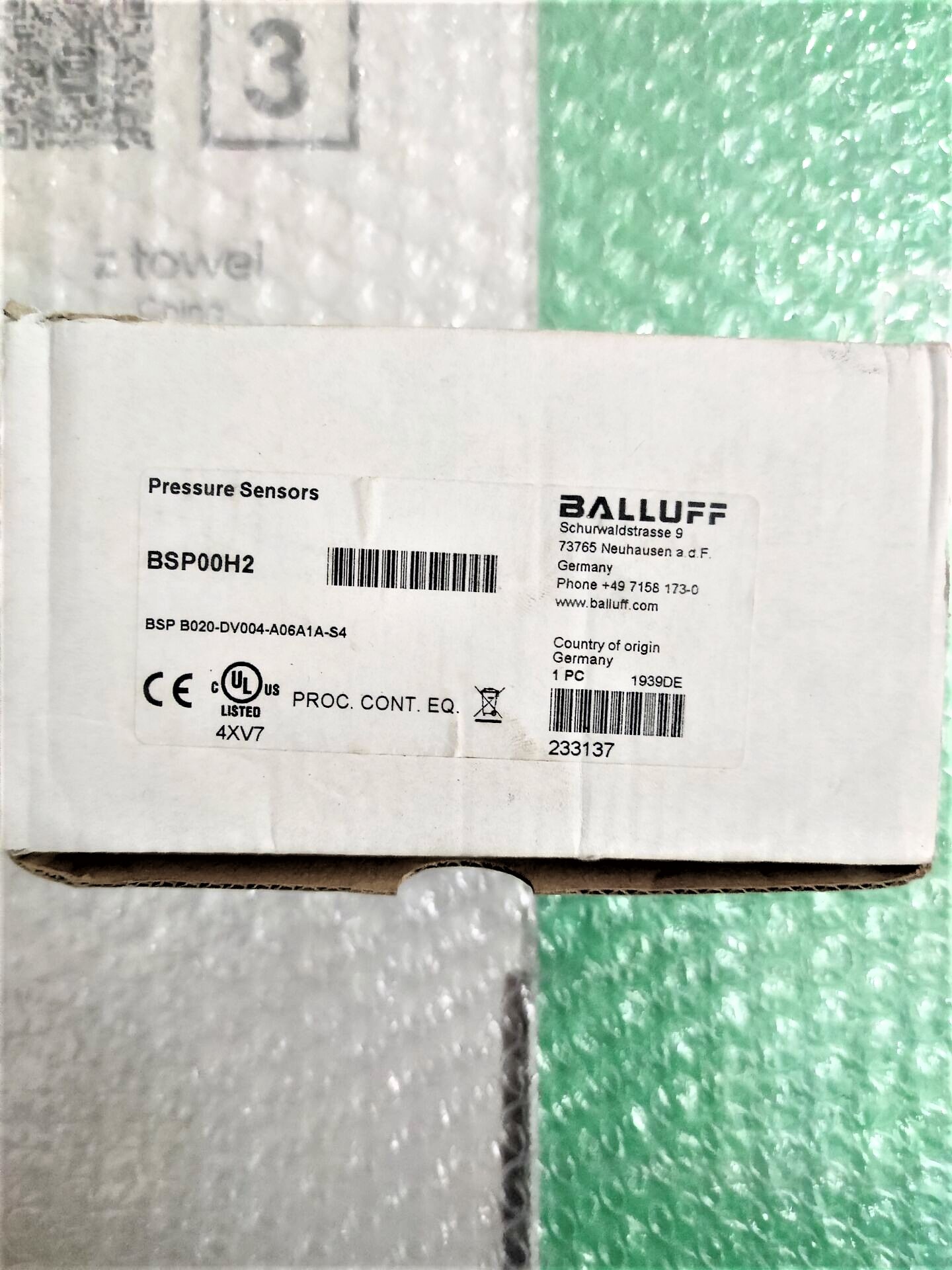全新原装 巴鲁夫BSP00H2 BSP B020-DV004-A06A1A-S4实物拍摄 现货