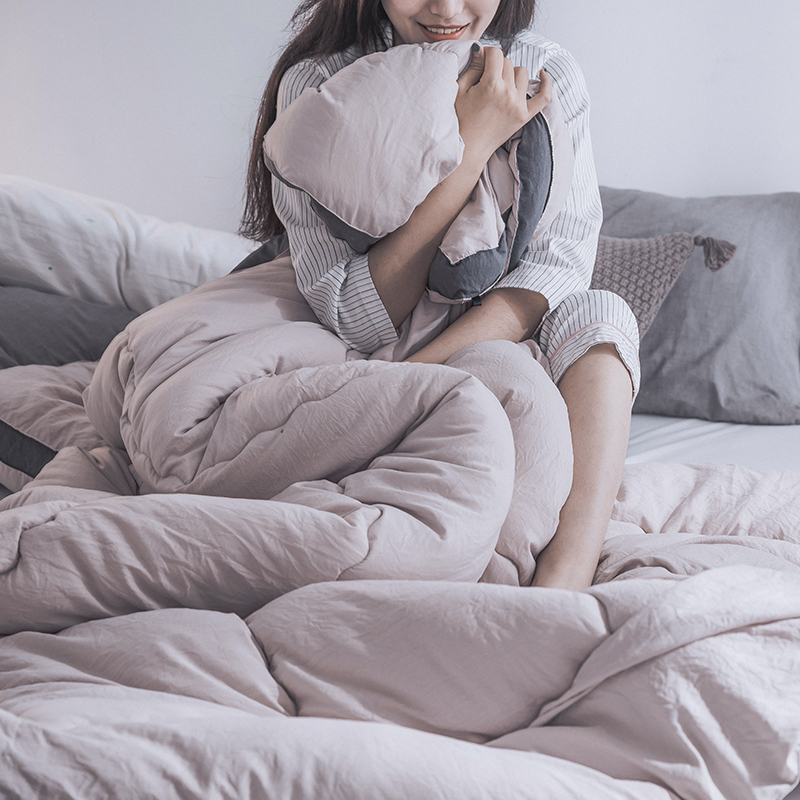 米妍春秋被被子5/7斤双人被芯加厚保暖学生纤维冬被宿舍单人床,床上用品,化纤被,淘宝优惠券,粉丝福利购,淘宝优惠卷