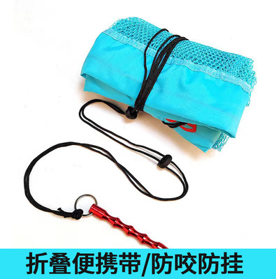 谷麦小鱼护便携折叠溪流钓鱼网兜