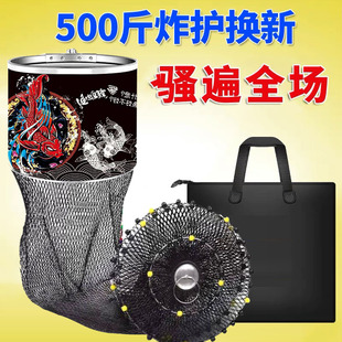 鱼护加厚黑坑专用网防挂手工编织双线速干新款大力马尼龙渔户渔护