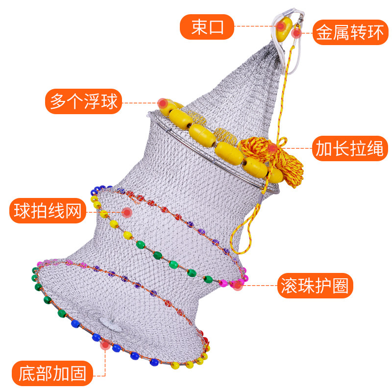 海钓渔护大力马线编织多浮球鱼护