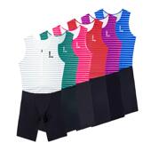 零阻力新款 男跳远高弹力 田径紧身连体衣短跑训练比赛体考队服套装