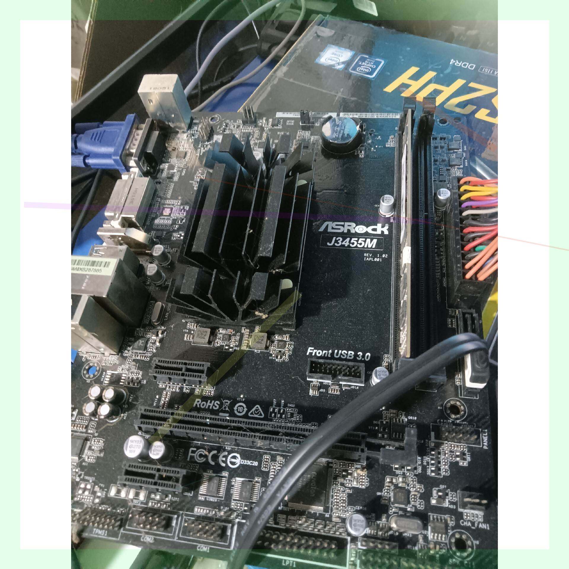 非实价议价议价ASROCK/华擎科技 华擎J3455M 主板，实拍非实价议