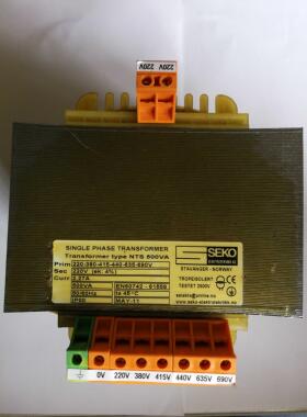 非实价议价议价SEKO塞科单相变压器NTS 500VA/MAY-11/EN60742-615