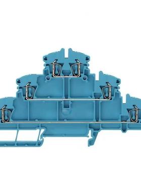 非实价议价议价ZDLD 2.5-2N BL 三层蓝色端子 弹簧式接线端子1782
