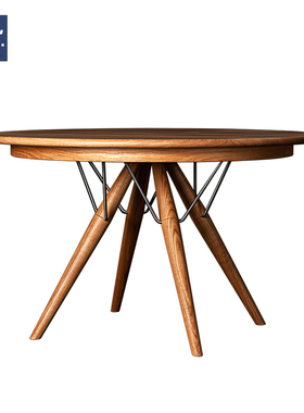 AIVTAI/创意设计师家具 Stayed Table 意式极简轻奢餐厅实木餐桌