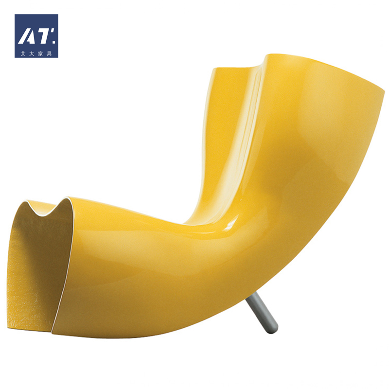 AIVTAI/创意设计师家具felt chair感觉椅 玻璃钢烟囱椅靴子椅