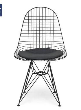 AIVTAI/经典设计师家具eames wire chair伊姆斯钢丝椅金属餐椅