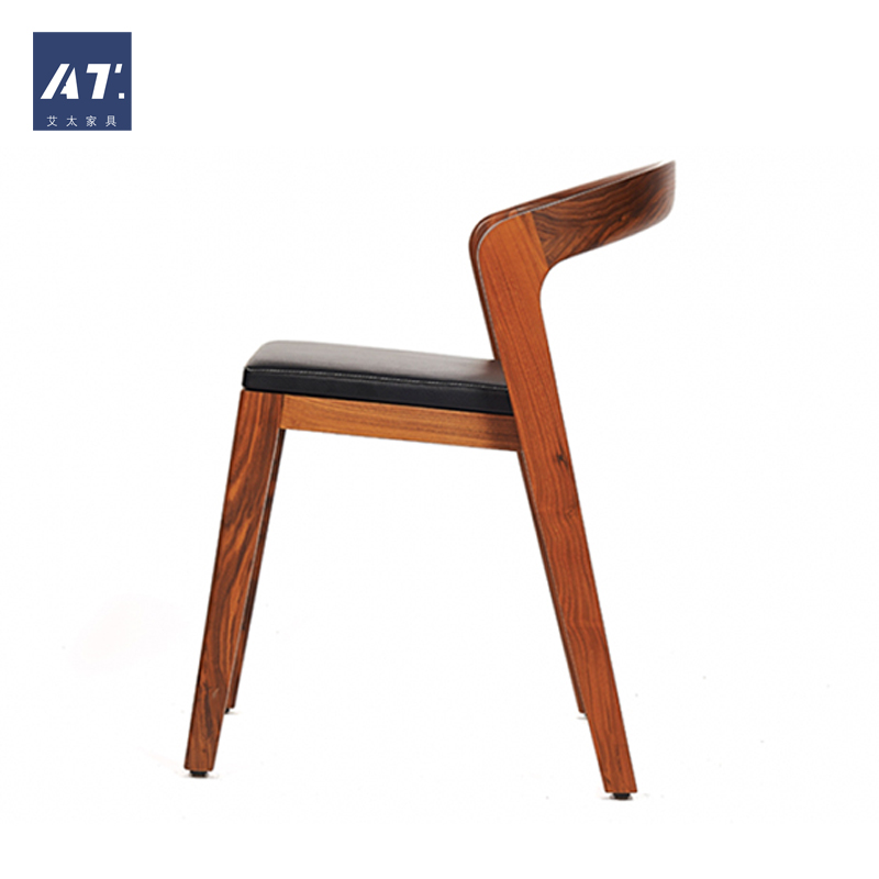 AIVTAI/北欧实木 设计师家具 play chai玩椅 进口胡桃木餐椅