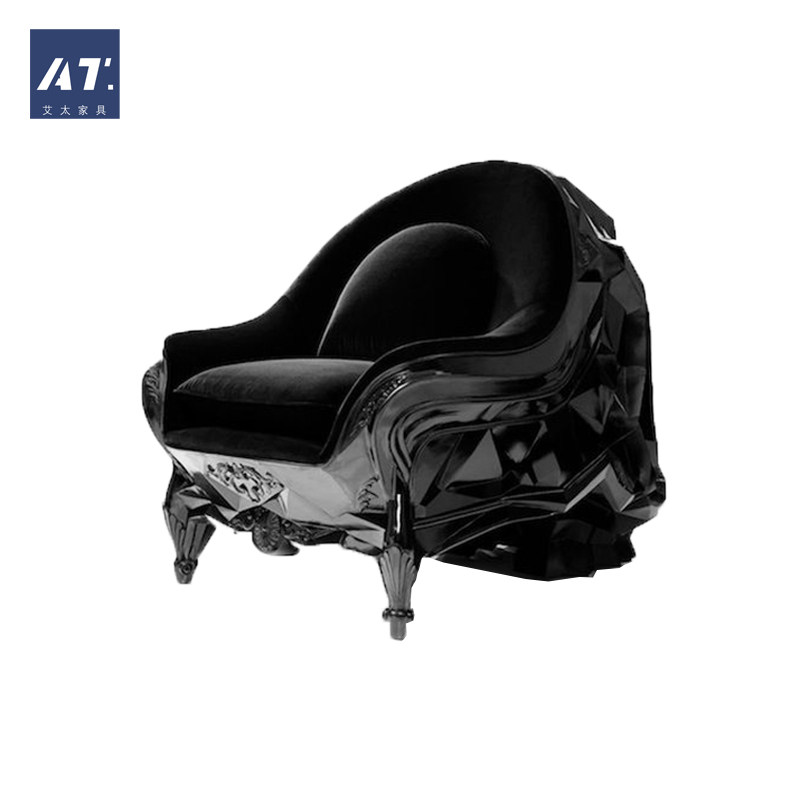 AIVTAI/原创设计师家具skull armchair骷髅头沙发玻璃钢休闲椅