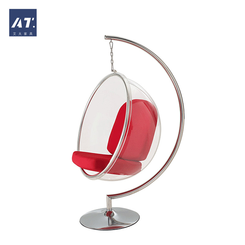 AIVTAI/创意设计师家具bubble chair泡沫椅半球透明阳台吊篮椅