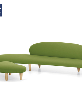 AIVTAI/创意设计师家具freeform sofa鹅卵石沙发弧形布艺沙发