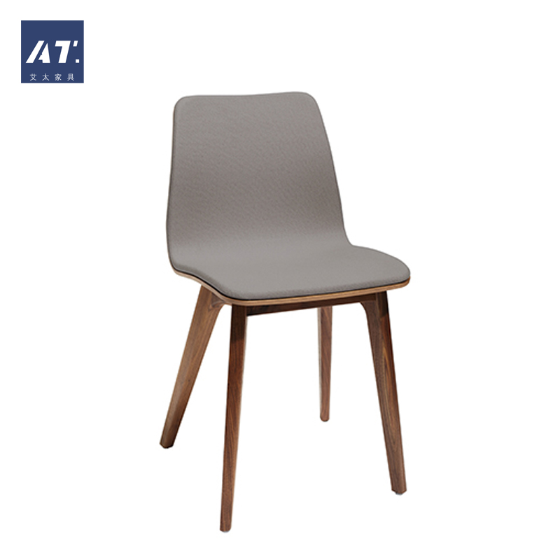 AIVTAI/北欧实木设计师家具morph chair水曲柳咖啡厅休闲餐椅