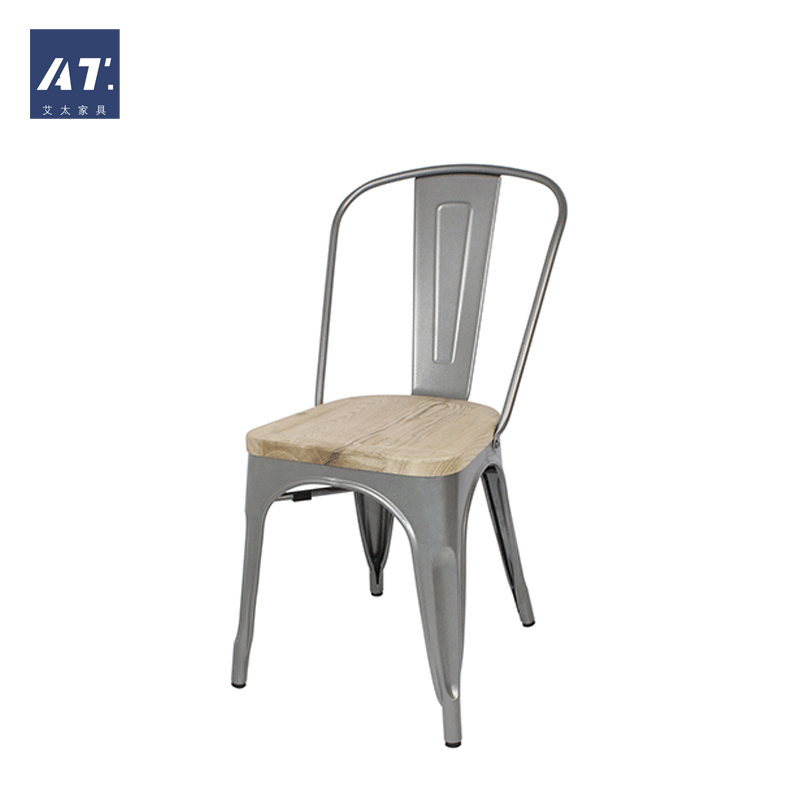 AIVTAI/loft工业风设计师家具tolix chair做旧铁皮椅欧式餐椅