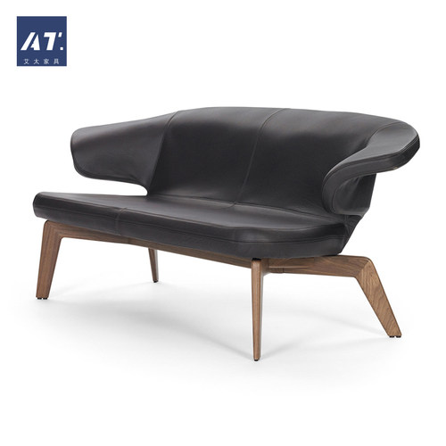 AIVTAI/经典设计师家具munich sofa慕尼黑沙发榉木脚布艺沙发