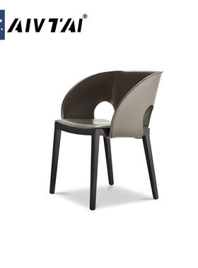 AIVTAI/设计师家具 Voile Dining chair 巴里纱意式极简餐厅餐椅