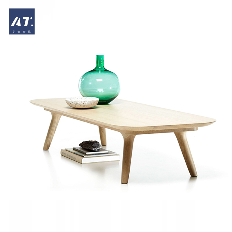 AIVTAI/实木设计师家具rectangular coffee table咖啡桌茶几