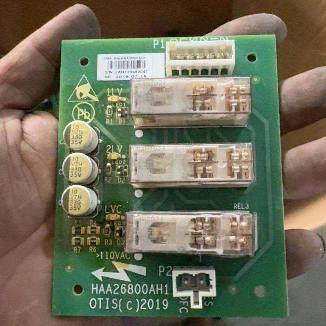 询价购-奥的斯电梯轿顶继电器板HAA26800AH1，201