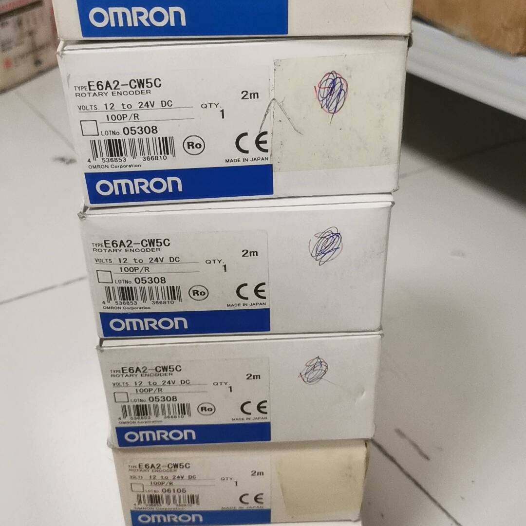 询价购-正品欧姆龙型旋转编码器E6A2-CW5C  100P/R