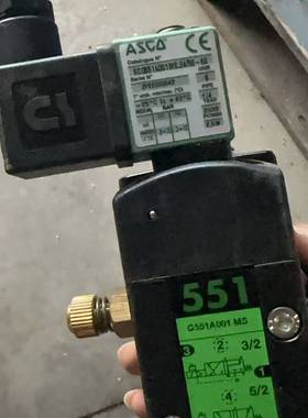 询价购-ASCO电磁阀，型号G551A001MS，黑色外壳，