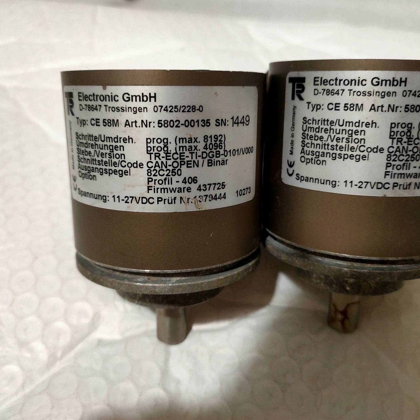 询价购-德国TR帝尔CE58M编码器 5802-00135 ，设备