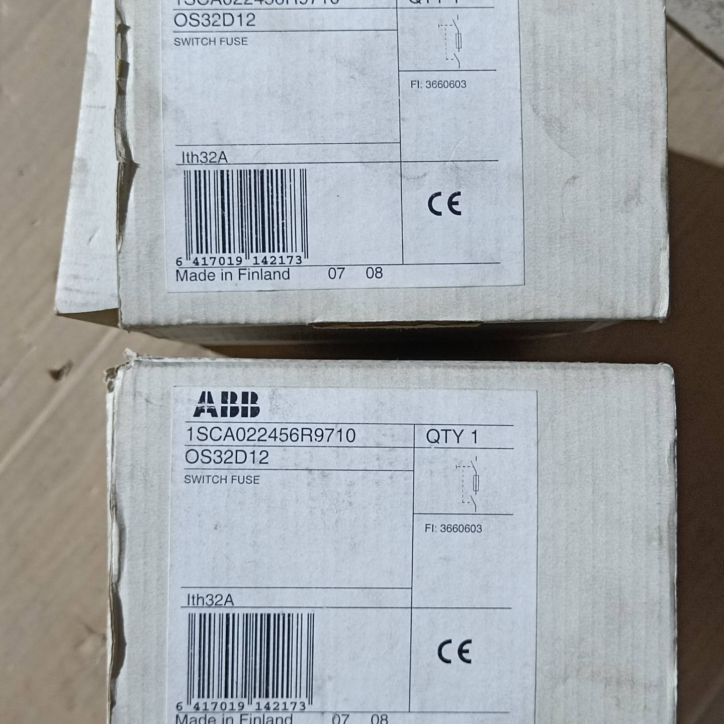 询价购-全新ABB隔离开关OS32D12，两台现货