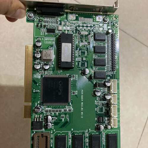议价~chips T65550显卡pci，pca-6654~可维修