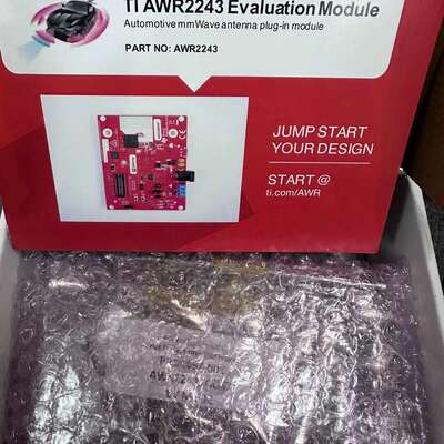 议价~全新AWR2243BOOST毫米波传感器评估模块！Texas~可维修