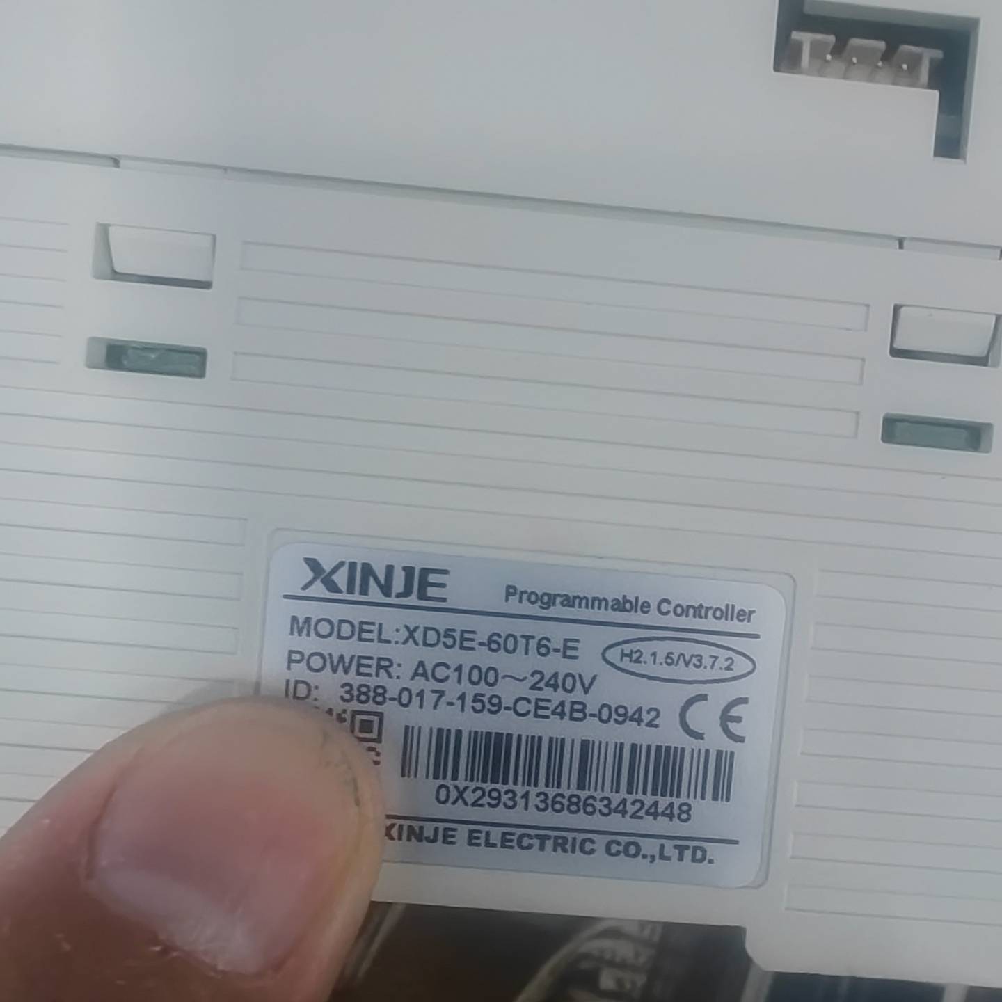 询价购-信捷 PLC 型号 XD5E-60T6-E,功能正常,拆