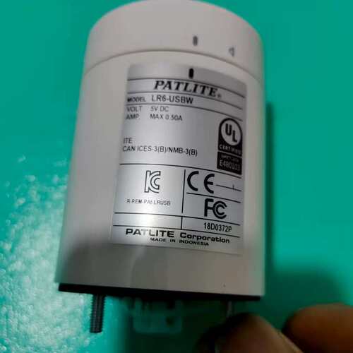 议价~PATLITE派特莱报警灯，型号LR6-USBW，5V DC~可维修