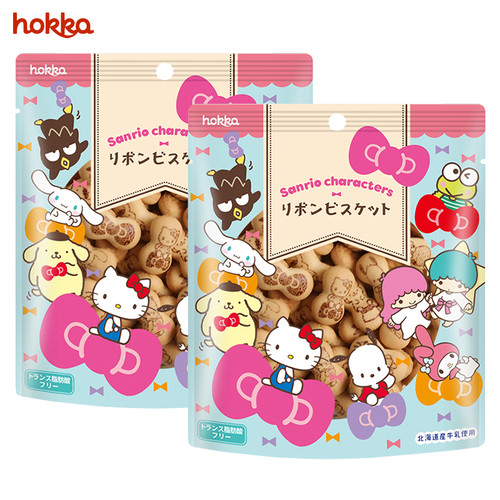 日本进口hokka北陆制果HelloKitty凯蒂牛奶饼干42g*3袋儿童磨牙棒
