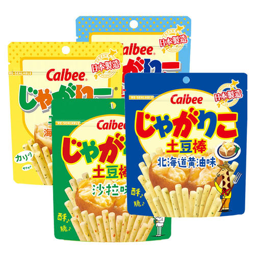 卡乐比土豆棒日本进口沙拉味