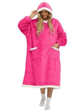 跨境连帽毯H oodie TV blanket huggle hoodie couple oversize