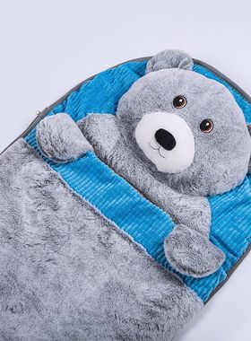 sleeping bag thick winter blanket gift跨境保暖加厚睡袋礼品毯