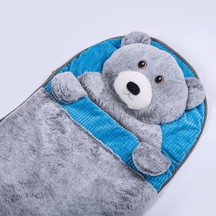 sleeping bag thick winter blanket gift跨境保暖加厚睡袋礼品毯