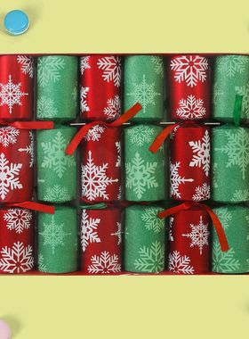 Christmas cracker included contents paper hats, jokes 6pcs