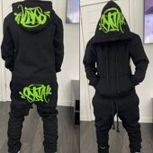 world 套装 mens hoodie set嘻哈男女连帽运动衫 clothes pants