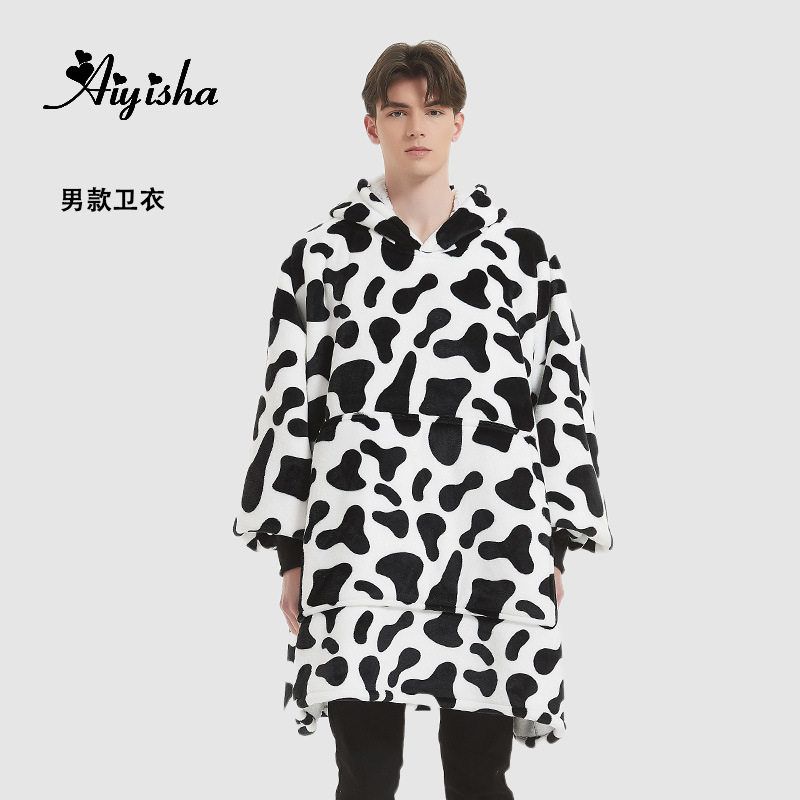 H oodie blanket hoodie oversize pajamas澳洲连帽懒人毯家居服