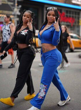 womens clothes tops pants set亚马逊欧美女装跨境2件套闺蜜套装